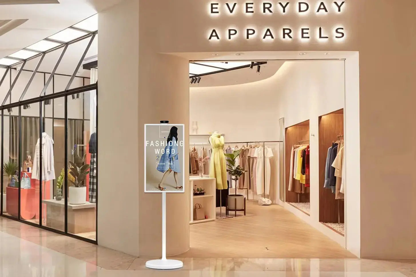 Floor Standing Intelligent Touch Screen Black Luxe Lifestyle