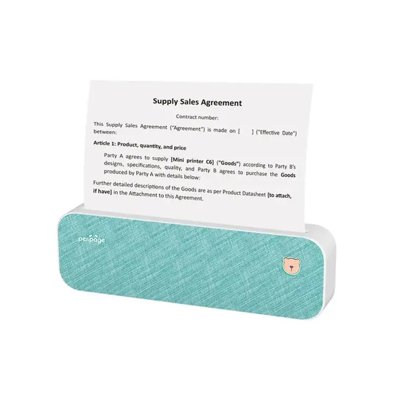 A4 Thermal Wireless Printer Black Luxe Lifestyle