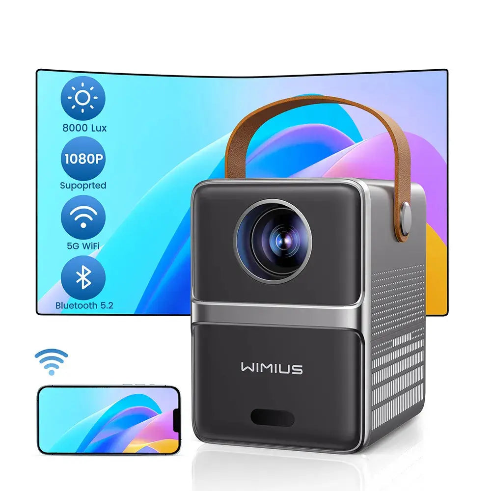 Portable Projector Black Luxe Lifestyle